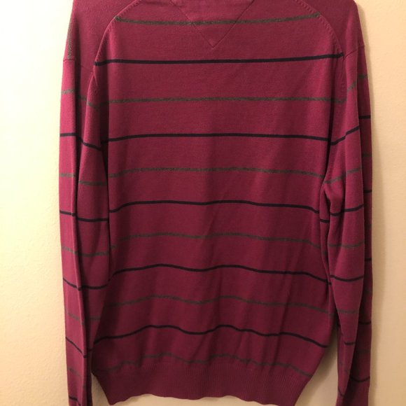 Men's V-Neck Tommy Hilfiger Sweater - Picture 2 of 4